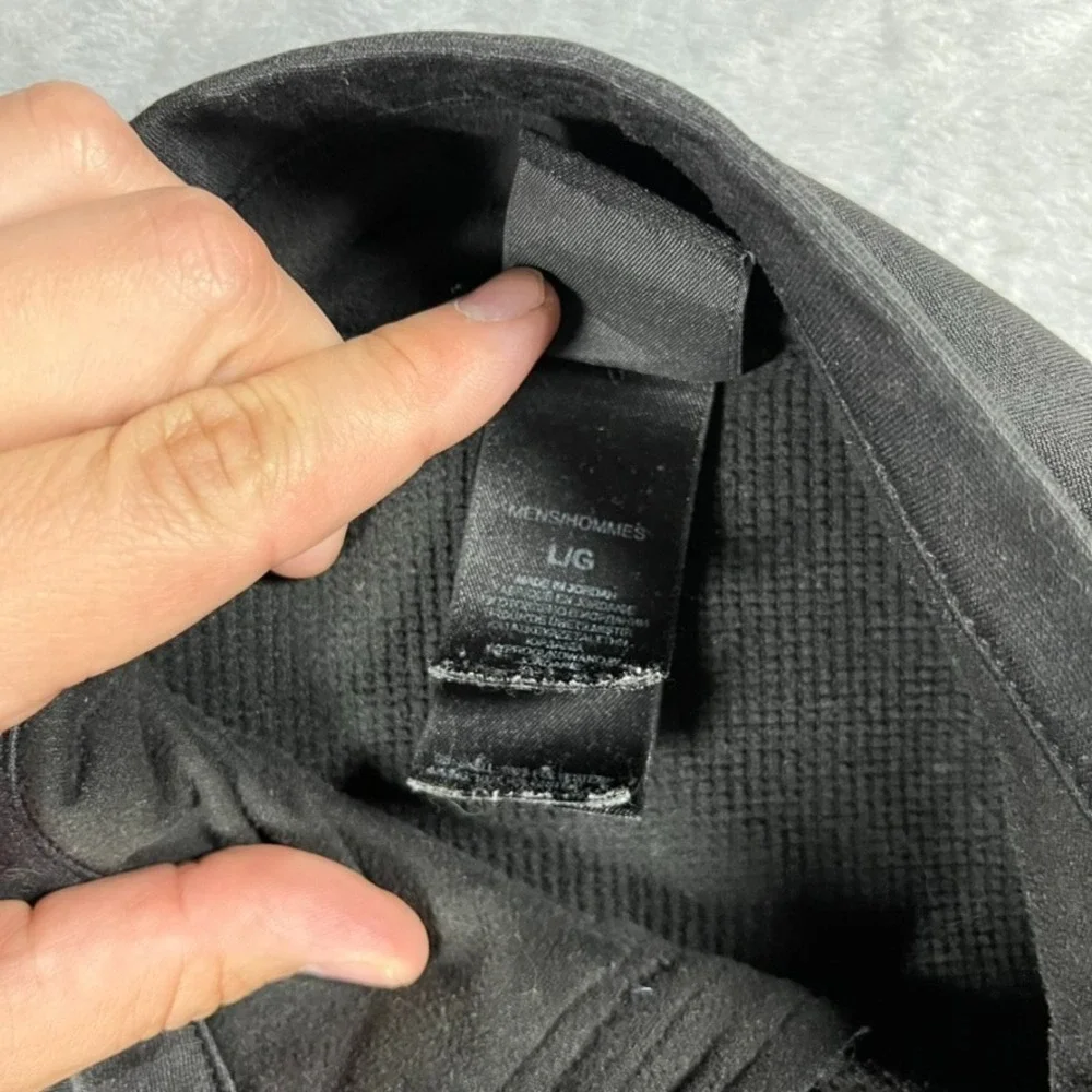 The North Face Jacket Mens Large Black Full Zip Pockets Retro Denali Mid Weight